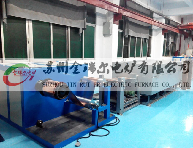 Continuous bright annealing furnace for copper foil
