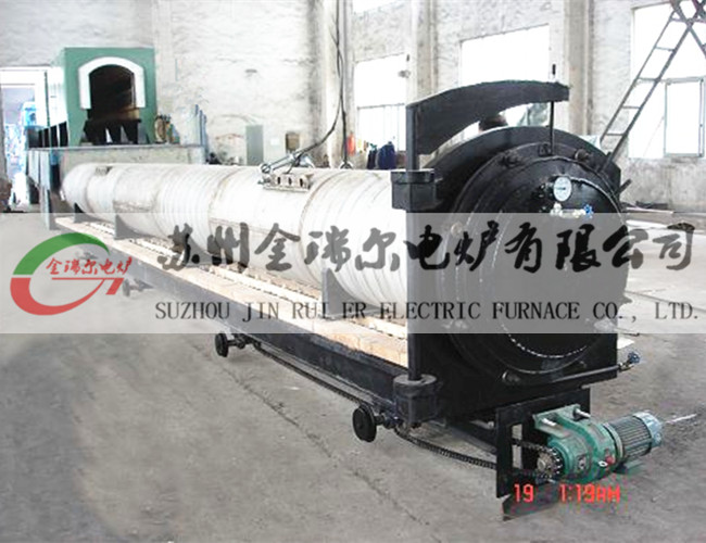 Trolley type vacuum annealing furnace