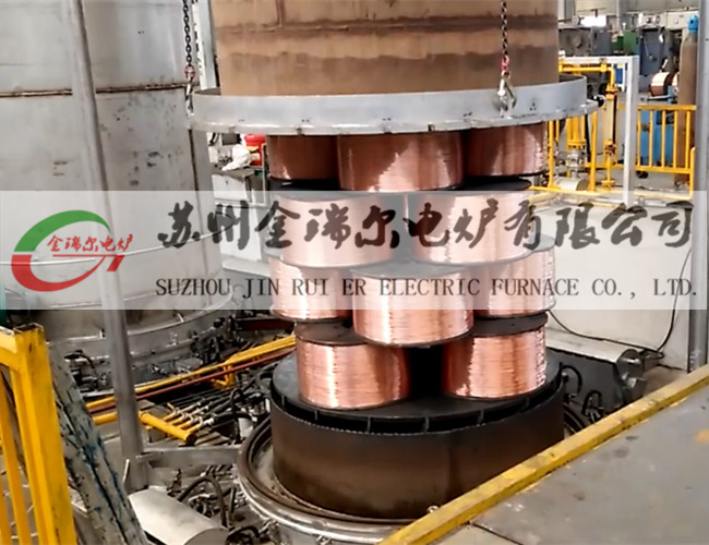 Bell type copper wire annealing furnace
