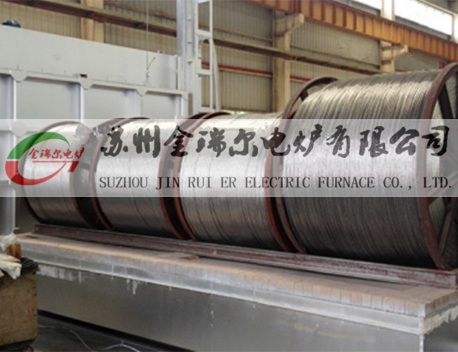 Annealing furnace for aluminum alloy cable